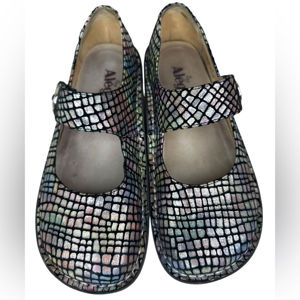 ALEGRIA Women's Size 6.5 EU 36 Paloma Pastel Stone Mary Jane Clog PAL-545 - Picture 3 of 8